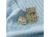 Комплект из вязаного полотна и двух полноценных подушек